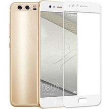 Gpack Huawei P10 Renkli Full Kapatan Cam Beyaz Ekran Koruyucu