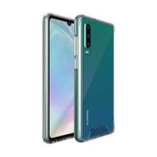 Gpack Huawei P30 Gard Nitro Şeffaf Sert Şeffaf Silikon Kılıf