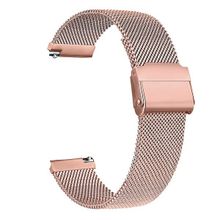 Gpack Huawei Watch 3 Classic Çıtçıtlı Hasır Metal Örgülü KRD 45 Bronz Kordon