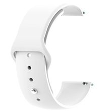 Gpack Huawei Watch GT 2 Pro Mat Düz Renkli Silikon Beyaz Kordon