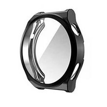 Gpack Huawei Watch GT 3 Pro 46 mm Renkli Silikon Gard 02 Siyah Ekran Koruyucu