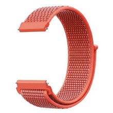 Gpack Huawei Watch GT2 46 mm Kumaş Cırtcırt Velcro Turuncu Kordon