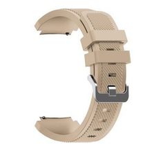 Gpack Huawei Watch Gt2 46 mm Silikon Çizgili Silikon Kancalı Kırmızı Kordon