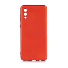 Gpack Samsung Galaxy A02 Premier Mat Soft Silikon Kırmızı Cep Telefonu Kılıfı