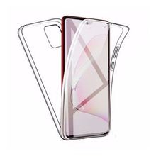 Gpack Samsung Galaxy A02S Kaff Kamera Koruma Arkası Şeffaf Silikon Yeşil Cep Telefonu Kılıfı