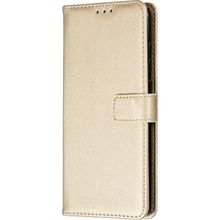Gpack Samsung Galaxy A11 LocaL Cüzdan Standlı Kartvizitli Gold Kılıf