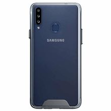 Gpack Samsung Galaxy A20s Gard Nitro Şeffaf Sert Nano Glass Şeffaf Silikon Cep Telefonu Kılıf