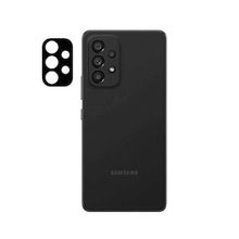 Gpack Samsung Galaxy A53 5G Ravel Silikon Yüzüklü Mıknatıslı Kamera Korumalı Siyah Kılıf