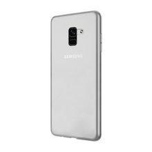 Gpack Samsung Galaxy A8 Plus 2018 0.2 mm Mavi Silikon Kılıf