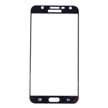 Gpack Samsung Galaxy J7 Core Full Kapatan Renkli Cam Siyah Cep Telefonu Kılıfı