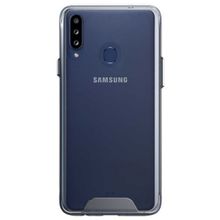 Gpack Samsung Galaxy M30 Gard Nitro Şeffaf Nano Glass Şeffaf Silikon Cep Telefonu Kılıf