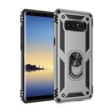 Gpack Samsung Galaxy Note 8 Çift Katmanlı Tank Yüzüklü Mıknatıslı Vega Kapak Kırmızı Cep Telefonu Kılıf