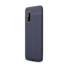Gpack Samsung Galaxy S20 Niss Silikon Deri Görünümlü Kırmızı Kılıf