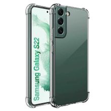 Gpack Samsung Galaxy S22 AntiShock Kamera Korumalı Silikon Renksiz Kılıf
