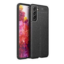 Gpack Samsung Galaxy S22 Plus Niss Silikon Deri Görünümlü Lacivert Kılıf