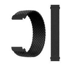Gpack Samsung Galaxy Watch 4 44 mm Naylon Solo Loop 135 mm Small KRD 61 Siyah Kordon