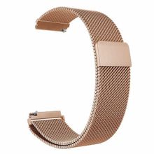 Gpack Samsung Galaxy Watch Active 2 40 mm Hasır Metal Örgülü Kırmızı Kordon