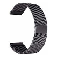 Gpack Siyah Hasır Metal Örgülü Ayarlanabilir Garmin Forerunner 265 Kordon