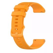 Gpack Turuncu Benekli Kancalı Silikon Fossil Sport Smartwatch 41 mm 18 mm Kordon