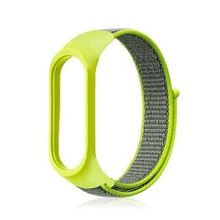 Gpack Xiaomi Mi Band 5 Kumaş Cırtcırt Velcro Yeşil Kordon