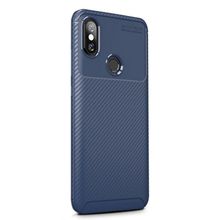 Gpack Xiaomi Red Mi Note 6 Pro Lacivert Negro Karbon Dizayn Silikon Kılıf