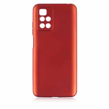 Gpack Xiaomi Redmi 10 2022 Mat Kamera Korumalı Premier Mat Silikon Kırmızı Kılıf