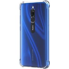 Gpack Xiaomi Redmi 8 AntiShock Ultra Koruma Sert Kapak Şeffaf Cep Telefonu Kılıf