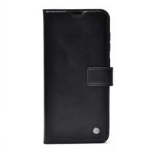 Gpack Xiaomi Redmi Note 10S Kar Deluxe Cüzdan Kartvizitli Standlı Kopçalı Siyah Kılıf