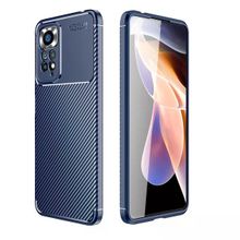 Gpack Xiaomi Redmi Note 11 Global Negro Karbon Kamera Korumalı Silikon Lüks Siyah Kılıf