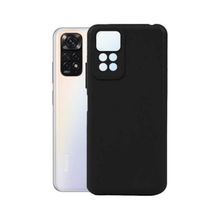 Gpack Xiaomi Redmi Note 11S Global Mat Kamera Korumalı Premier Mat Silikon Siyah Kılıf
