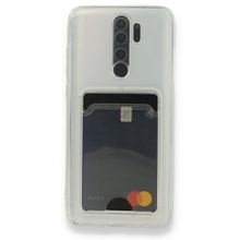 Gpack Xiaomi Redmi Note 8 Pro Kartlıklı Şeffaf Silikon Lüks Korumalı Kılıf