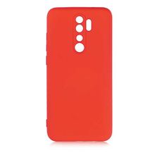 Gpack Xiaomi Redmi Note 8 Pro Mara Silikon Mat Soft Kamera Korumalı Lansman Kırmızı Kılıf