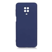 Gpack Xiaomi Redmi Note 9 Pro Mara Silikon Mat Soft Kamera Korumalı Lansman Lacivert Kılıf