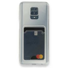 Gpack Xiaomi Redmi Note 9S Kartlıklı Şeffaf Silikon Lüks Korumalı Kılıf