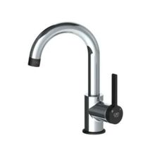 GPD MTL165-K-S Gildo Siyah-Krom Döner Borulu Lavabo Bataryası