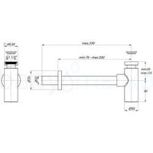 GPD SFN01 Lavabo Sifonu