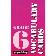 Grade 6 Vocabulary Cards - YDS Publishing Komisyon