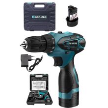 Graizer Alman Mavi Titan Series 32 V Sjs Çift Metal Şanzuman Çift Akülü Şarjlı Vidalama Matkap