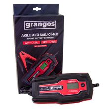 Grangos GBC10A 6/12 V 180Ah Akıllı Dijital Akü Şarj ve Bakım Cihazı
