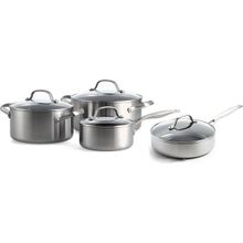 Greenpan CC005244-001/CC004782-001 Geneva 3PLY 8 Parça Çelik Tencere Seti