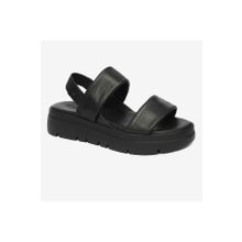 Greyder 4Y2FS59029 Kadın Siyah Hakiki Deri Sandalet