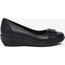 Greyder 6Y2FA35740 Kadın Siyah Hakiki Deri Comfort Ayakkabı