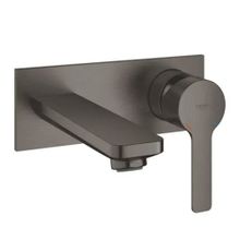 Grohe 19409AL1 Lineare M-boyut Gri İki Delikli Ankastre Lavabo Bataryası