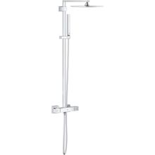 Grohe 26087000 Euphoria Cube Duvara Monte Termostatik Duş Bataryalı Duş Sistemi
