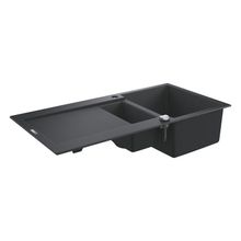 Grohe 31646AP0 K500 Kuvars 60 C 100-50 Granit Siyah Rengi Kompozit Eviye
