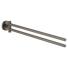 Grohe 40371AL1 Essentials Fırçalı Sert Grafit İkili Havluluk