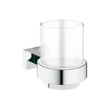 Grohe 40508001 Essentials Banyo Aksesuarı Cube Sabunluk Ve Diş Fırçalık Tutacağı