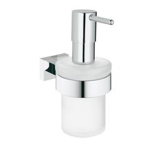 Grohe 40756001 Eurocube Krom Sıvı Sabunluk Seti