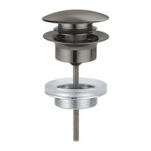 Grohe 65807AL0 Brushed Hard Graphite Bas Aç Tapa Takımı