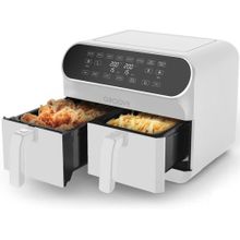 Groove Max Plus XXL 8 lt Çift Hazneli 1800W Beyaz Airfryer